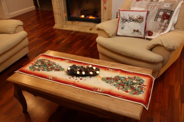 bieżnik świąteczny bieżnik na stół, bieżnik na święta