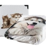 Kit & Dog Kocyk z aplikacją (100 cm x 150 cm)